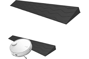 TRUNXUCL Threshold Ramps for Doorways, Wheelchair Scooter Threshold Ramp, Non-Slip Textured Surface, for Indoor or Outdoor, Bathroom, Doorways (Color : Svart, Size : 100x13x6cm)