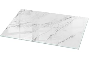 Wallfluent Plaque Décorative 100x50 cm Plaque de Sécurité Imperméable Nettoyage Facile Résistance aux Taches Durable Bords Polis Surface Lisse Outils D'installation - Surface en marbre