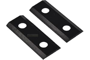 PERFEKTGARTEN Lot de 2 lames réversibles compatibles avec les broyeurs Parkside 2400 2500, Swing 1200 1600 / LE0L02 SK5