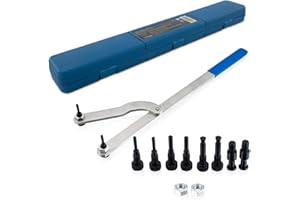 ‎BITUXX BITUXX® Gegenhalter Nockenwellenrad Werkzeug Gegenhalteschlüssel Zahnriemenrad KFZ Fahrzeug Nockenwelle Zahnriemen Schlüssel Satz