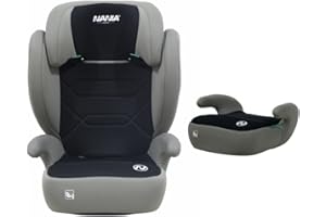 NANIA BELEM, Siège auto enfant, 2 en 1, I-size, 100-150 cm, Groupe 2/3, environ 4-12 ans, Rehausseur siège auto pour enfant, avec Protection Latérale, Appui-tête, Réglable, Housse confort