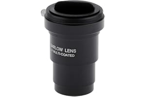 PRETTYIA 3X Barlow Lens for Celestron 102ED 130EQ CGX Telescope Eyepiece Fully Multilayer HD Broadband Purple Film 1.25inch/31.7mm