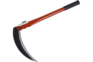 WANGGANG Jardines Agricultura Multifuncional Hoz y Bosque, No. 65 de Acero al manganeso + Mango PVC,Sickle and Two Spare Blades