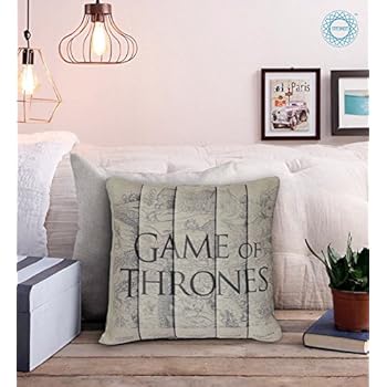 Buy Game Of Thrones Printed Cushion Covers Jute Set Of 1 12 X 12