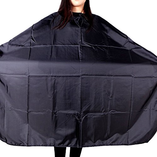 Anself Schwarzer Salon Frisieren wasserdichte Haircutting Gown Friseur Haare schneiden Friseur Haar Tool Cape Tuch Schürze Schatten - 3
