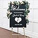 Produktbild Hochzeitsaufkleber Diy Hochzeit Willkommensschild Braut Und Bräutigam Name Hochzeitsdatum Benutzerdefinierte Vinyl Wandtattoo Haus Und Garten Gelb 04 60x42 cm