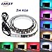 Produktbild ANKEY Tira LED De Luz RGB 2Metro USB LED TV Backlight tira, 200cm (78inch) 5V USB Powered Bias iluminación para HDTV, impermeable RGB LED tira de luz para HDTV y monitor de PC