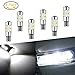 Produktbild lianqi 6 BRIGHT Weiß Canbus Fehlerfrei T10 Projektor 10-smd LED Leuchtmittel mit Aluminium Kühlkörper Helle Auto Birne 194 168 147 152 158 159 161 184 192 193 2881 2825 L157