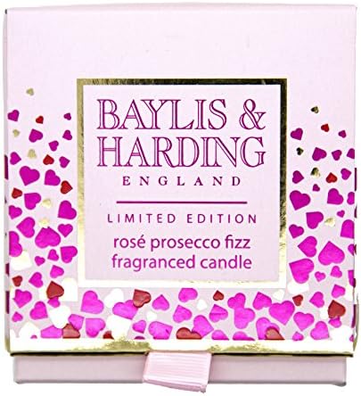 Baylis &amp; Harding Rose Prosecco Candle