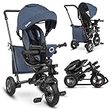 ✔️ LENKUNG: Die Lenkstange ist stufenlos höhenverstellbar und kann somit an Ihre Körperhöhe angepasst werden, damit Sie den höchsten Komfort beim Lenken haben.