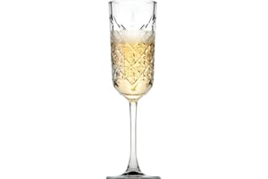 Pasabahce Confezione 12 calici Champagne in Vetro Timeless CL 17,5 cm 24h