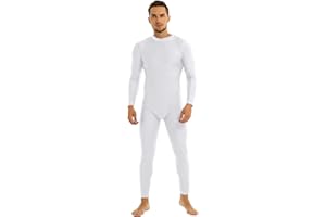 Agoky Maillot Leotardo Deportivo Monos de Gimnasia Body Ropa Interior para Hombre