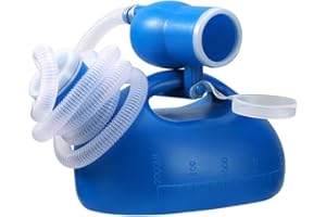 GEYIWSSXY Bottiglie di urina per uomo bottiglie di urina portatili per uomo con tubo da 1,6 m 2000 ml (blu)