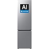 Samsung SpaceMax RB38C607AS9/EF No Frost Combi Refrigerator 203 cm 387L | Twin Cooling Plus, Maximum Energy Efficiency, Smart