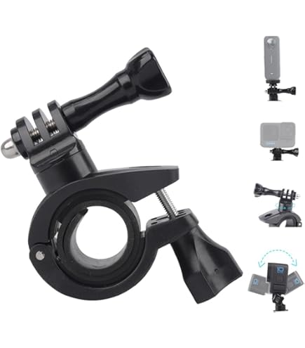 Adattatore Per Manubrio Bici/Moto - Supporto GoPro Hero 7/6/5/4/3, In Metallo - Foto 3