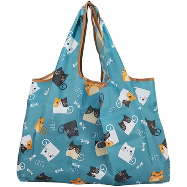 Borsa per la spesa riutilizzabile, pieghevole, ecologica, lavabile, in tessuto di nylon, per viaggi, vacanze, campeggio, escursionismo, spiaggia, picnic, lavanderia, bagagli, forniture scolastiche