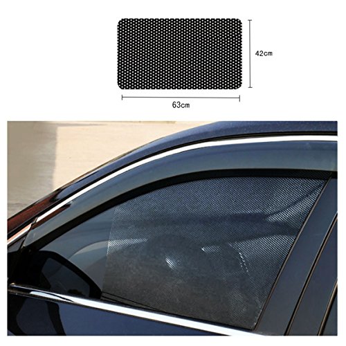 Preisvergleich Produktbild XFAY Universal Windschutzscheibe Auto Elektrostatische Isolierung Sonnenschutz - 90% Reflektierende Sonnenschutz UV - Auto protection - Reduziert Armaturenbrett und innen Temperaturen - Einfach zu installieren ( 2er Pack ) - 63x42cm