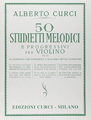 Studietti(50) Melodici Opus 22 - Book