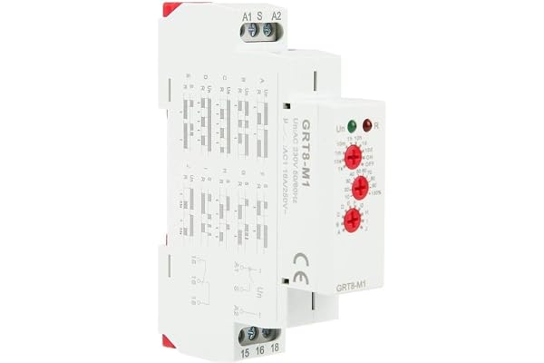 KSTE GRT8-M1 temporisés multifonctions Délai relais avec 10 fonctions rail DIN AC 220 V