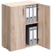 CS Schmal® Trio Cupboard Storage Organizer Filing Cabinet Chest of Drawers Multi-purpose Shelf Shelving Unit Oak White - Made in Germany