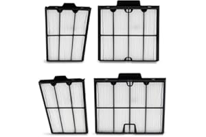 Fiitzn Ultra Fine Filters Compatible with Dolphin Active 20，Explorer E30，M600，Proteus DX4，Triton PS Part # 9991467-R4, Pleated Pool Cleaner Replacement Part, 4 Packs