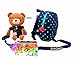 XIAOMEI Branded Baby/Toddler Detachable 3D Soft Toy Safety Backpack Walking Harness and Reins With Gift Purse - Navy