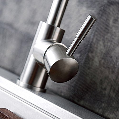 Einhand Mischbatterie Bad Wasserhahn Armatur für Küche Waschbecken - 4