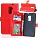 Produktbild Nancen Huawei Mate S (5,5 Zoll) Lederhülle Neu Style Acht Farbe Weich PU Flip Case Ledertasche / Schutz Etui, Einfach Vintage Kollektion Karten Slot Foto Wallet Hülle Handy Tasche Zubehör