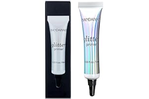 Gl-Turelifes Smudge-Eyeshadow Glitter Primer Longue Durée Des Yeux Maquillage Primer multifonctionnel pour Les Yeux, Les Lèvres, Maquillage Du Visage