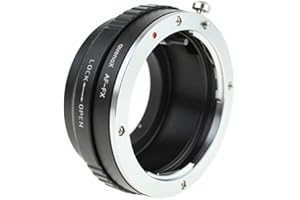 Quenox Objektiv-Adapter für Sony/Minolta-A-Mount-Objektiv an Fuji-X-Mount-Kamera - z.B. für Fujifilm Finepix X-T20, X-T10, X-T2, X-T1, X-E2S, X-E2, X-E1, X-A10, X-A3, X-A2, X-A1, X-M1, X-Pro2, X-Pro1