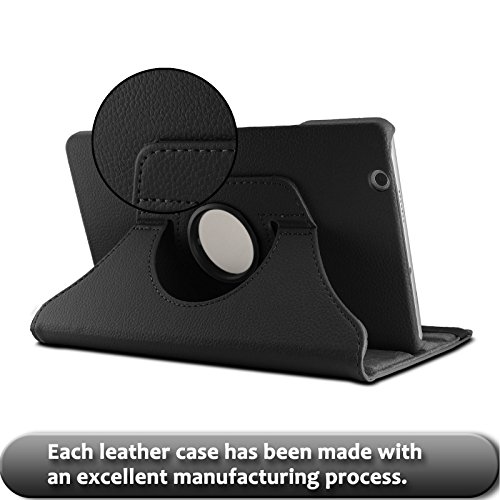 Huawei MediaPad M3 8.4 Hülle Case, Infiland PU Ledertasche lederhülle 360° Drehbarer Stand Smart Cover Case Schutzhülle Tasche Etui für Huawei MediaPad M3 8.4 Tablet-PC(mit Auto Schlaf / Wach Funktion)(Schwarz) - 7