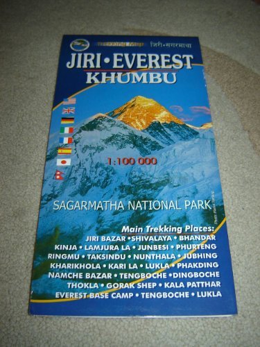 Preisvergleich Produktbild Jiri Everest Khumbu 1:100000 map