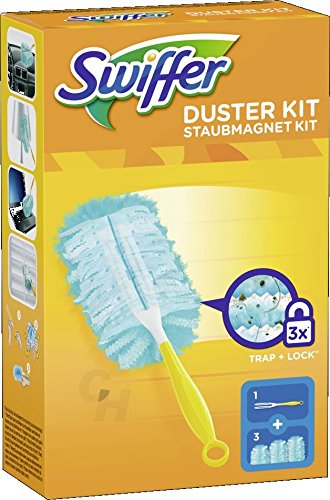 Preisvergleich Produktbild Swiffer Handgriff für Staubmagnet gelb VE=1+3 Tücher
