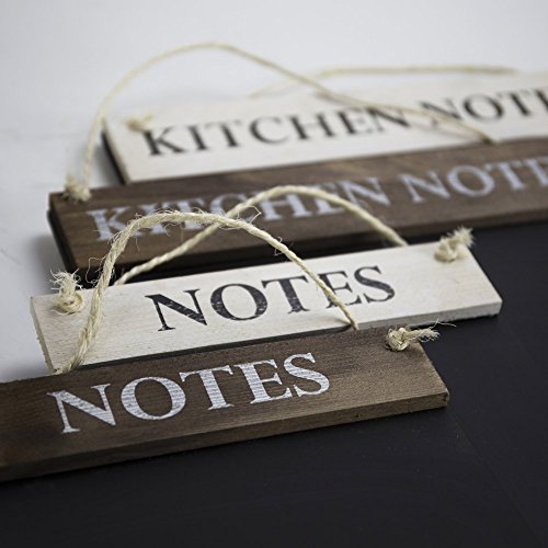 Küche Notizen Kreidetafel, holz, weiß, A3 – 300 x 420mm - 2