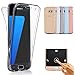 Produktbild Vectady für Samsung Galaxy S7 Hülle, Silikon Full Body Case TPU Gel Handyhülle Transparent Durchsichtig für Samsung Galaxy S7 360 Grad Komplettschutz Vorne und Hinten Ultra Dünn Handytasche Cover Soft Silikon Tasche Etui Kirstall Kratzfest Handy Etui Schutz Schale Hülle Stoßfest Weich Schale für Samsung Galaxy S7 - Schwarz
