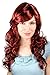 Produktbild Perücke, rot, gewellt, Seitenscheitel 9329-35 ca. 65 cm