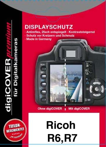 DigiCover N1296 screen protector - screen protectors (Ricoh Caplio R6/R7/GRII, Camera, Ricoh, Transparent)