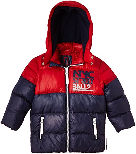Name it Baby Boys 0-24m Malaga Plain Raincoat Raincoat, Red (Tango Red), 6-9 Months (Manufacturer Size: 80)