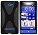 Produktbild mumbi X-TPU Schutzhülle für HTC Windows Phone 8S Hülle schwarz