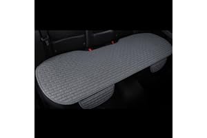 DEARBAG Coprisedili per Sedile Posteriore Universali, Coprisedili per Auto, Cuscino per Seggiolino Antiscivolo, Coprisedile Morbido e Traspirante per Sedile Auto Coprisedile(Grigio,132 x 49 cm)