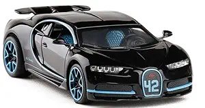 KidsROAR Metal Bugatti Model Car Kids Friction Powered Die-cast Cars Playset Metal Car Toy for Kids Toys Pull Back Vehicles for Kids Boys Girls Toddlers, Toy Cars Party Gift Favors for Children