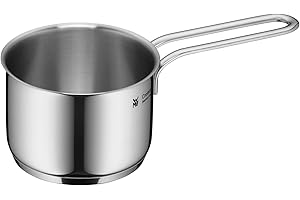 WMF Mini Stielkasserolle 10cm, klein, ohne Deckel, Kleiner Topf Induktion 0,5l, Cromargan Edelstahl, Kochtopf klein, stapelbar, für kleine Portionen, Singlehaushalt