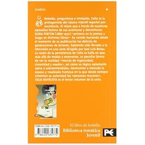 Celia, novelista (El Libro De Bolsillo - Bibliotecas Temáticas - Biblioteca Juvenil)
