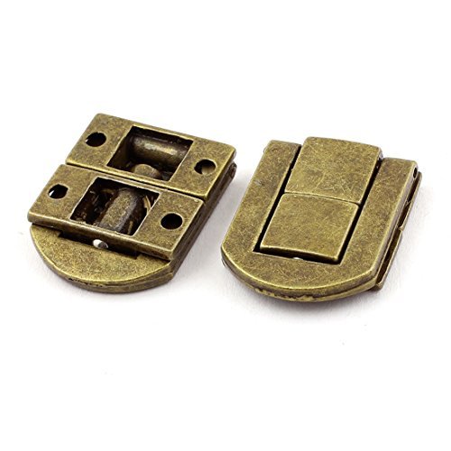 Preisvergleich Produktbild DealMux Gitarrenkoffer Koffer Box Aufbauschloss Verschluss Latch Bronzeton 2ST