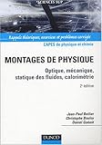 Image de Capes de physique et chimie : Montages de physique - Optique, mécanique