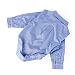 Bebone Baby Boys Girls Cotton Romper (Blue, 9-12M)