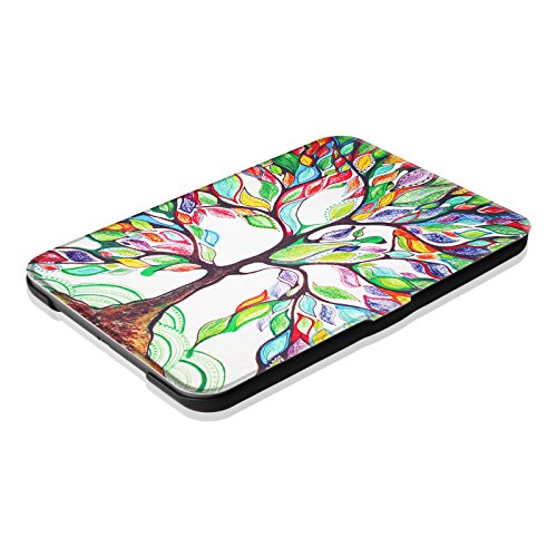 Tolino Vision 1 / 2 / 3 / 4 HD und Tolino Shine 2 HD Hülle – Fintie Ultradünne Smart Shell Case Schutzhülle Tasche Etui mit Ruhemodus und Magnetverschluss für Tolino Vision 4 HD / Vision 3 HD / Vision 2 / Vision 1 / Shine 2 HD eReader, Liebesbaum - 8