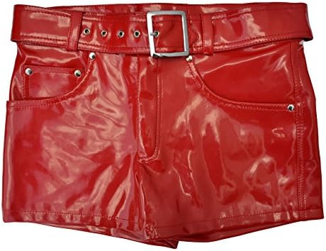 Zoelibat 45016514.029s Ladies Sexy PVC Briefs with Zip and Belt with Buckle