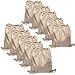 Produktbild Baumwollbeutel 10 Stück 38x42cm Natur Sportbeutel - Rucksack Stofftasche Turnbeutel Bag, Beutel, Baumwollbeutel, Jutebeutel OEKO-TEX® zertifiziert Stoffbeutel Einkaufsbeutel Gym Sac Sack zum bemalen