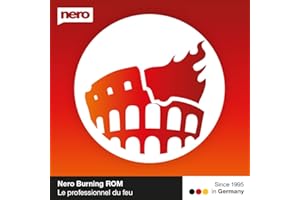 Nero Burning ROM 2026 | L’Original | Logiciel de Gravure CD DVD Blu-ray | Ripper, Copier et Sauvegarder | Licence à Vie 1 PC | Windows 11/10/8/7